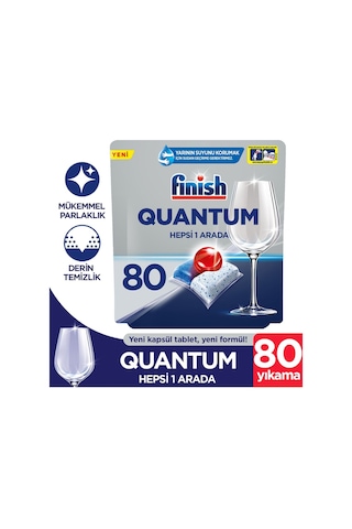 Finish Quantum Hepsi Bir Arada Bulaşık Makinesi Deterjanı 80 Tablet
