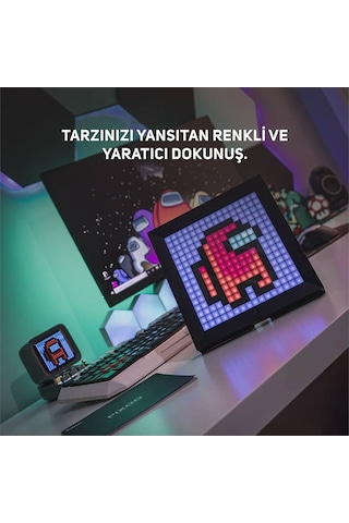 Divoom Ditoo Pro Mavi Bluetooth Hoparlör + Pixoo Led Ekran Seti