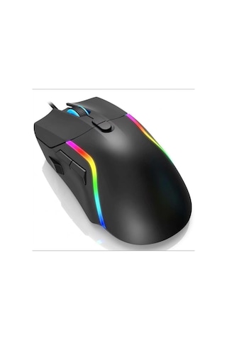 G28 Profesyonel Makro Programlanabilir Rgb Oyuncu Mouse Kablolu- 6400 Dpı Ateş Etme Butonlu Örgü Kablolu Gaming Fare