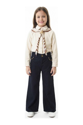 Xo Kids Kız Çocuk 3lu Alt Üst Takım 7-14 Yaş 3904-4904 Bej