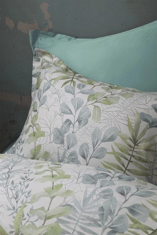 Occale Green 210 Tc 83 Tel Pamuk Saten Nevresim Takımı Tek Kişilik