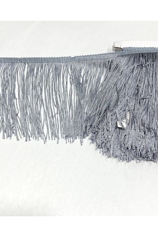 Püskül Saçak 13 Cm / Koyu Gri / 1 Metre