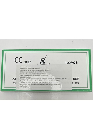 Shenlong Press Needle 0.22 X1.7 Mm-d 100 Adet Kalıcı Kulak Iğn...