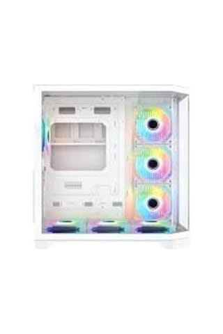 Game Master Beyaz F7 Lite 7 Fanlı Argb Kumandalı Kontrolcülü Gaming Pc Kasa Akvaryum Kasa