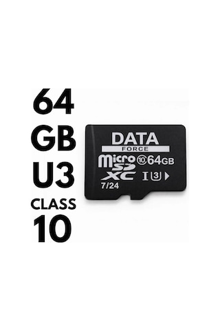 Dataforce 64gb U3 Hafıza Kartı 7/24