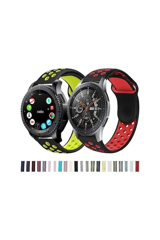 Huawei Uyumlu Watch GT GT2 GT2e GT3 Pro 46mm Kordon Nike Spor Kordon
