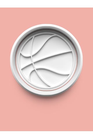 Basketbol Kurabiye Kalıbı Ve Şeker Hamuru Kalıbı 4'lü Set