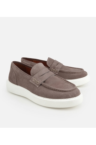 Hotiç Erkek Süet Deri Bej Kalın Tabanlı Günlük Loafer 02ayh319410a450 02ayh319410a450
