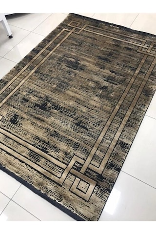 Merinos Halı Bamboo Lavi 34666 975 Serisi Bambu İplik Salon Oturma Odası Halısı Gold