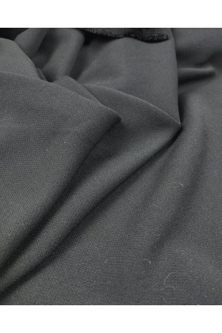 Siyah Renkte Krep Kumaş En 140 Cm X Boy 260 Cm -9613 Renkli