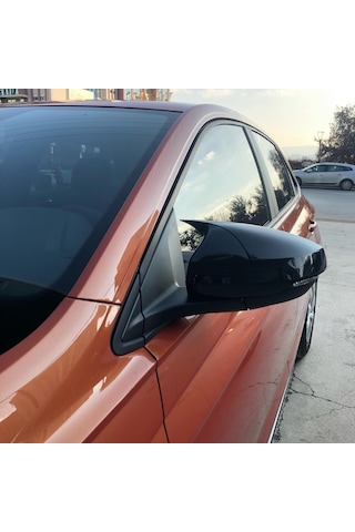 Volksvogen Polo Mk6 2018 Sonrası Batman Yarasa Ayna Kapağı Piano Black Abs Plastik
