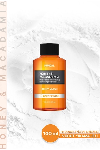 Kundal Honey & Macadamia Baby Powder Yoğun Nemlendirici Vücut Yıkama Jeli 100 ML