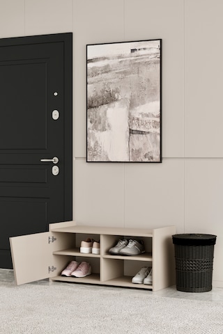 Hera 95 Cm Ayakkabılık 100% Mdf Bej