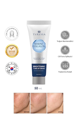 Lekeli Ciltler Için Kolajen Içerikli Tone-up Beyazlatıcı Krem 50ml