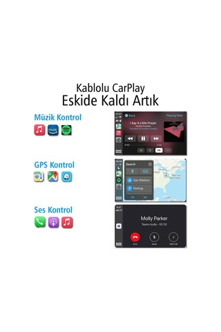 Pm-24508 Wireless Kablosuz Apple İphone Carplay Ekran Yansıtma Versiyon 4.0
