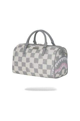 Sprayground Vanquish Krem Mini Seyahat Çantası El Çantası Gri