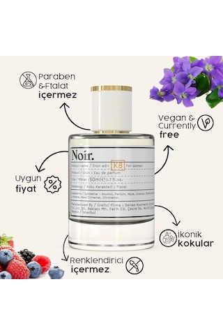 Noir. K8 Kadın Parfüm EDP 50 ML