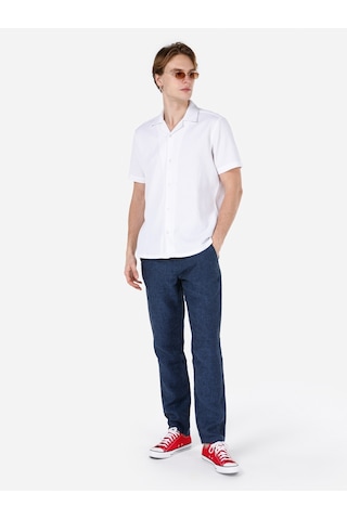 Colin's Colins Normal Kesim Shirt Yaka Beyaz Erkek Kısa Kol Gömlek Cl1066937 Cl1066937 Q1.v1 Wht Beyaz
