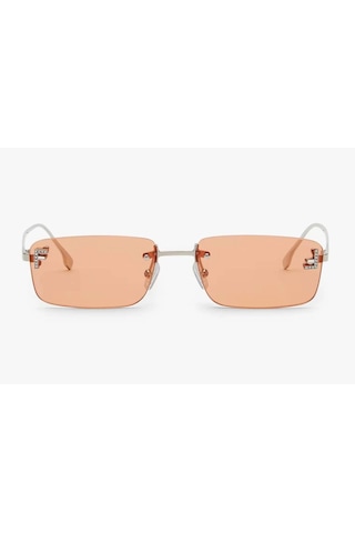 Fendi First Crystal Unisex Güneş Gözlüğü Silver