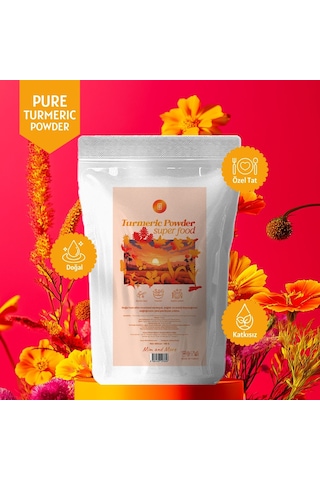 Doğal Zerdeçal Tozu - Superfood Turmeric Powder, 100 G