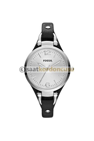 Fossil Es3199 Uyumlu Siyah Deri Saat Kordonu