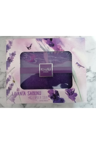 Rosella El Yapımı Lavanta Özlü Sabun 80x4 320gr