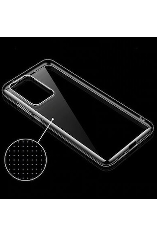 Huawei P40 İle Uyumlu Kılıf Şeffaf Esnek Silikon Telefon Kılıfı Kapak