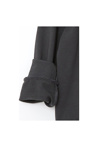 LC Waikiki Lcw Kids Antrasit Bisiklet Yaka Erkek Çocuk Sweatshirt Anthracıte