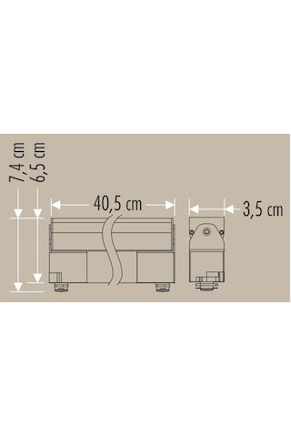 Cata Ct-5396 Kama 40w 4000k Günışığı 40,5 Cm Led Ray Spot Armatür Siyah