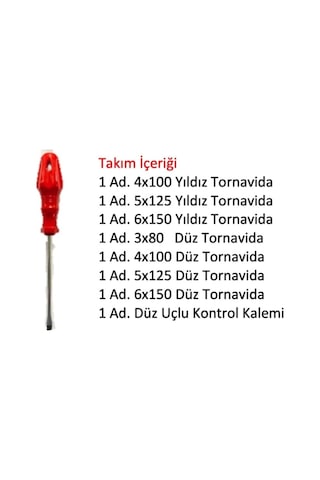 14 Parça Tornavida Seti Lokma Tornavida Seti + Düz/yıldız/kontrol