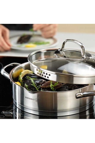 Korkmaz Steama 8 Parça Tencere Seti
