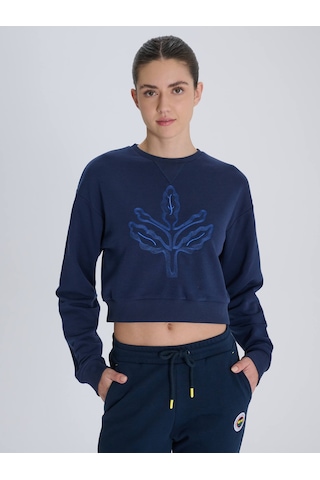 Fenerium Kadın Trend Palamut Logolu Sweat Fb Laci Yeni