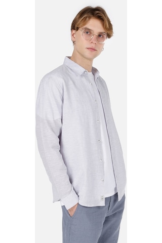 Colin's Colins Normal Kesim Shirt Yaka Cepsiz Gri Erkek Uzun Kol Gömlek Cl1068759 Cl1068759 Q1.v1 Gra Gri