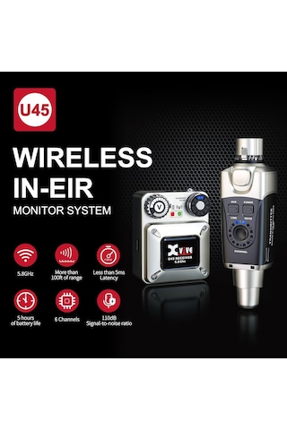 Xvive Xv-u45 Kablosuz In-ear Monitor Sistemi