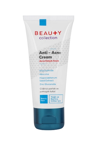 Beauty Collection Akne Karşıtı Onarıcı Krem 50 ML