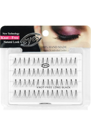 Eyes Tekli Kirpik Topuzsuz Long Siyah-35