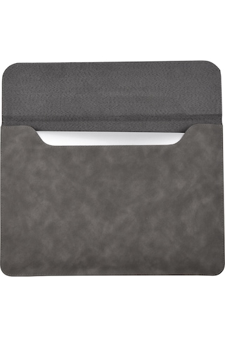 Jeemson Gri Yatay Stil Pu Materyal 15.6 İnç Dizüstü Bilgisayar Çantası - Tablet, Telefon, Dergi Taşıma - Dayanıklı Ve Hafif Gri