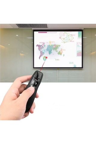 R400 Lazer Sunum Kumandası 2.4 Ghz Usb + 2 Adet Pil