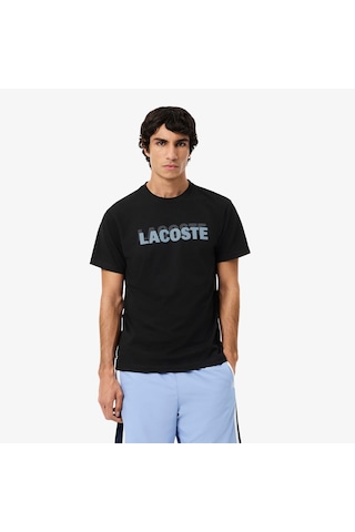 Lacoste Th0217-463 Erkek Tişört Siyah