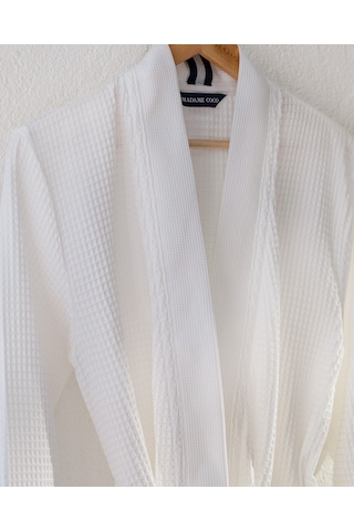 Madame Coco Marty Kimono Unisex Bornoz/terlik Seti Born0000000019beyaz