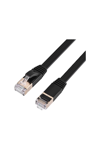 Lemestar Cat7 Ağ Kablosu, 10gbps Hızlı Veri Transferi, 600mhz Bant Genişliği, Altın Kaplı Rj45 Bağlantı, 10 Metre, Mavi