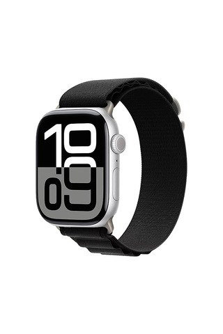 Butam Bilişim Watch 10 46mm Uyumlu Krd-74 Hasır Kordon-siyah