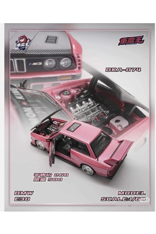 Demon King Auto Bmw E30 Pink Dka-074 Shenzhen Jiuzhou Expo Fuar Özel 2026 1/64
