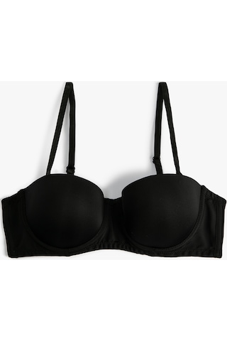 Koton Push Up Askısız Sütyen Balenli Dolgulu Basic Siyah 4wlk10015mk 4WLK10015MK999 Siyah