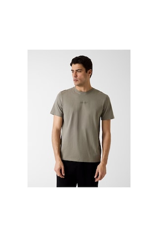 Guess Ambrogio Erkek Aktif Regular Fit T-shirt Haki