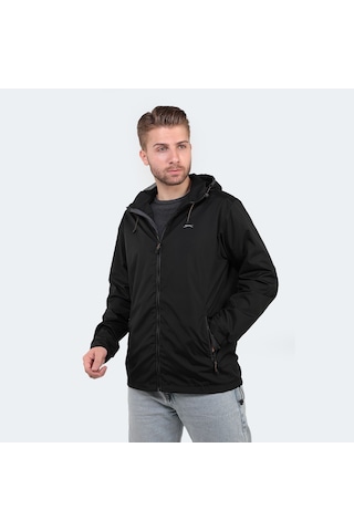 Slazenger OFANS Erkek Yağmurluk Siyah
