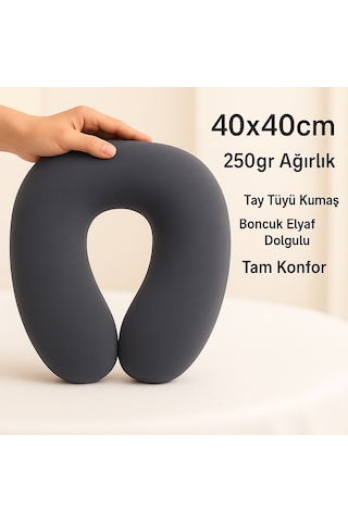 Seyahat Boyun Yastığı Ortopedik Siyah