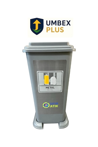 70 Litre Plastik Geri Dönüşüm Kutusu Geri Dönüşüm Kovası / Sıfır Atık Kutusu A Kalite Siyah 4 Adet Çok Renkli