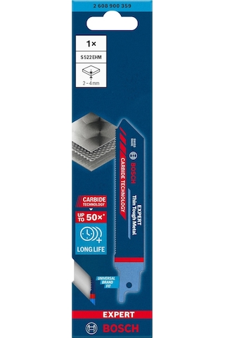 Bosch Expert S 522 Ehm Paslanmaz Panter Testere 1'li 2608900359