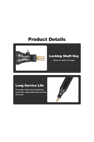 Pazly Kırmızı/siyah Abs Döner Alet Seti - 2000mah Pil, 5000-15000 Rpm, 36/197 Parça